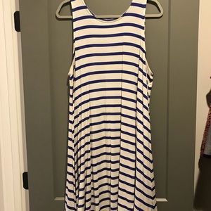 Royal blue old navy swing dress